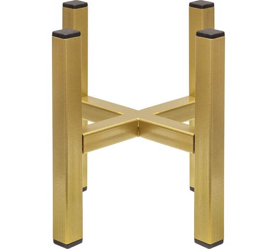 Изображение товара Подставка для комнатных растений GreenWeen OXALIS SMART 20 регулируемая, под кашпо, цвет золотой GW-OXALIS20-SMART-G