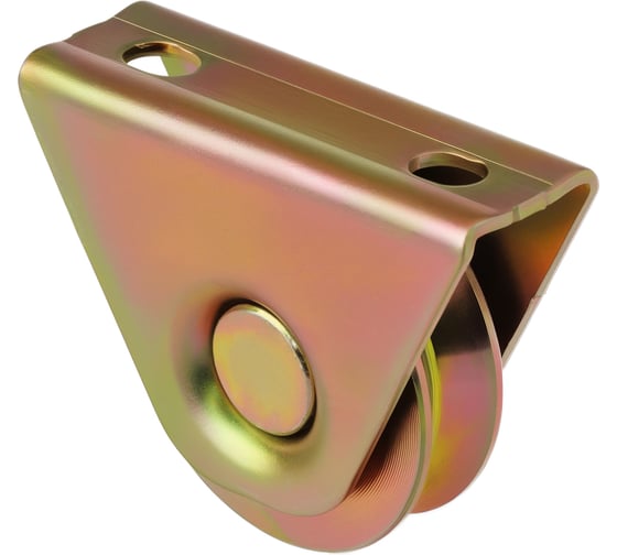 Изображение товара Ролик для откатных ворот А5 (60х17) аннодированная сталь двойной шариковый подшипник V-ПАЗ - RBV 60X17 1008700