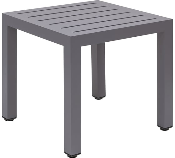 Изображение товара Стол кофейный уличный GreenWeen CAPRI каркас алюминий, цвет серый, 440x440x400 мм GW-CT-CAPRI-GREY