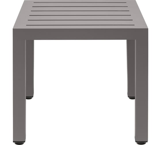 Изображение товара Стол кофейный уличный GreenWeen KORFU каркас алюминий, цвет LAVA, 440x440x400 мм GW-CT-KORFU-LAVA