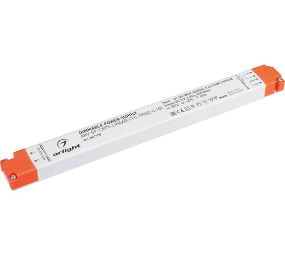 Изображение товара Блок питания Arlight ARV-SP-12075-LINEAR-PFC-TRIAC-0-10V 1шт 047950