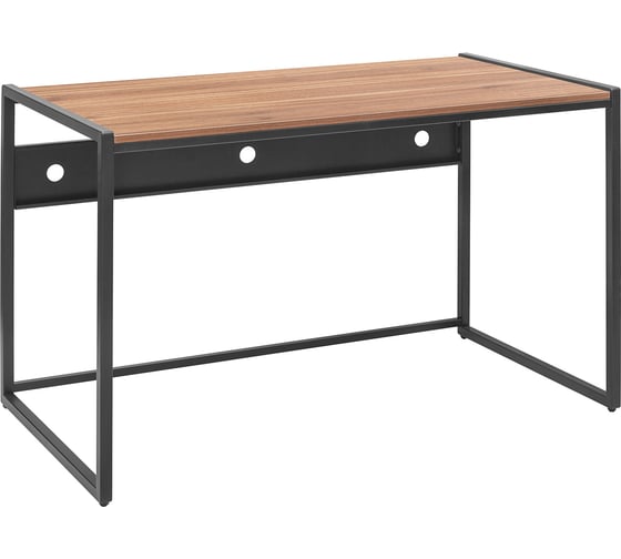 Изображение товара Стол письменный модульный Rimini, 1200x650x750, черный каркас, столешница ЛДСП Орех, GreenWeen GW-RIMINI-1200-B-LD-NUT