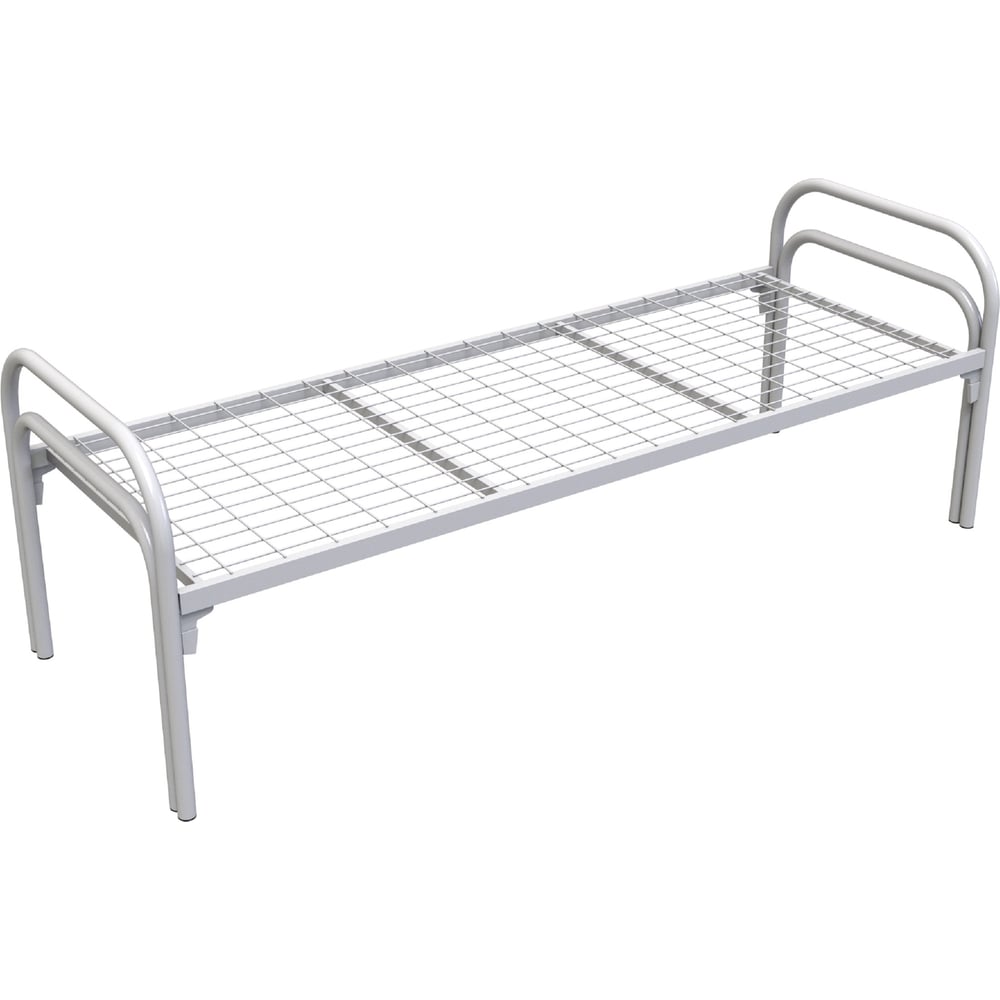 Изображение товара Металлическая одноярусная кровать РегЛайн 1900x800 мм минимализм