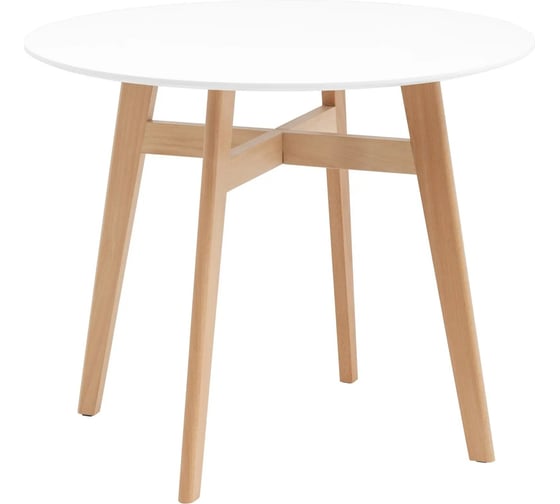 Изображение товара Стол обеденный круглый Стул Груп Target Circle 90 90 белый Z-220 white