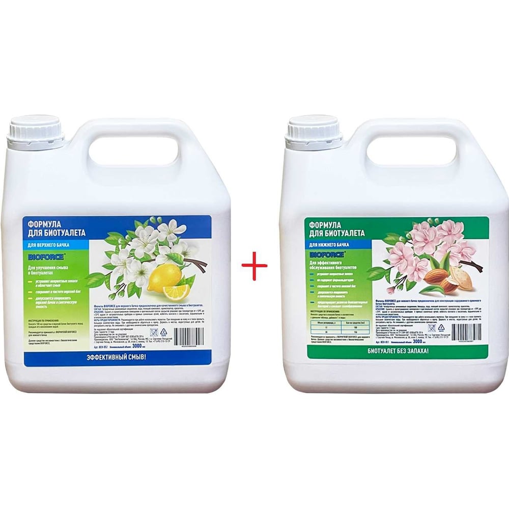 Комплект средств для обслуживания биотуалета BIOFORCE Формула Bch-053