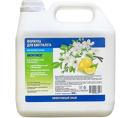 Изображение товара Формула для верхнего бачка (3 л) BIOFORCE Bch-052