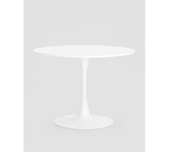 Изображение товара Стол обеденный круглый Стул Груп Tulip, 100x100, белый T004-1-100