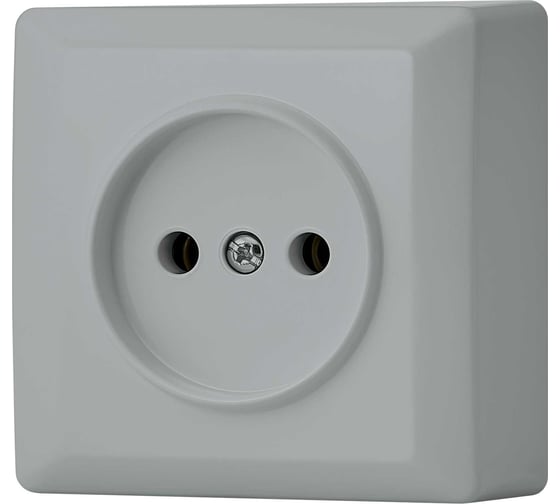 Изображение товара Розетка Metronex Electric Mega Silver одинарная без заземления FRZ00010105SRM