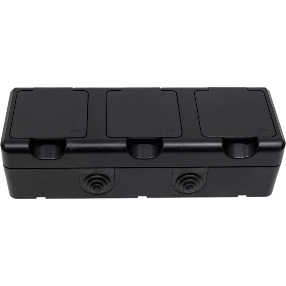 Изображение товара 3-местная розетка TOKOV ELECTRIC ОП Dita 16А IP54 с крышкой