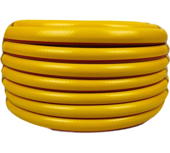 Изображение товара Шланг поливочный НОВЭМ ПВХ, трехслойный, армированный нитью радуга 3/4 (25м)