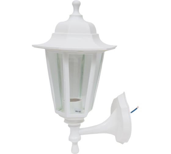 Изображение товара Светильник SVET НБУ 06-60-001 Леда 1, белый, прозрачное стекло SV0604-0010