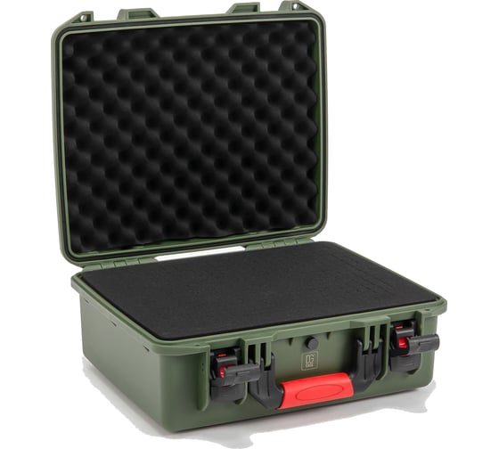 Изображение товара Кейс герметичный ударопрочный DGCASE, IP67, 435х340х170 80-01-olive DGCASE@80-01-olive