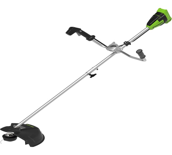 Изображение товара Триммер аккумуляторный GreenWorks GD40BCB 40V, 40 см, бесщеточный, с 1хАКБ 4Ач c USB и ЗУ 2105707USB4