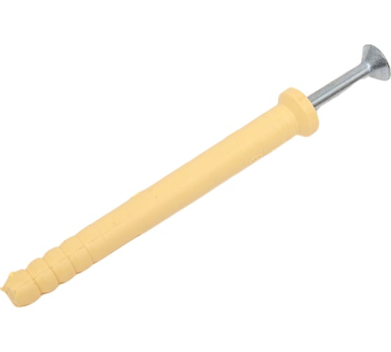 Изображение товара Дюбель-гвоздь STARFIX 6x60 мм, нейлон, потай, 100 шт. SMC3-38236-100