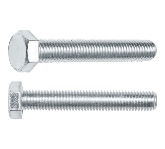 Изображение товара Болт STARFIX М5x14 мм, шестигр., цинк, кл.пр. 5.8, DIN 933, 25 шт. SMZ1-12467-25