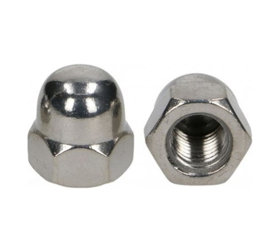 Изображение товара Гайка колпачковая STARFIX М10, нерж. сталь (А2), DIN 1587, 5 шт. SMZ1-44174-5