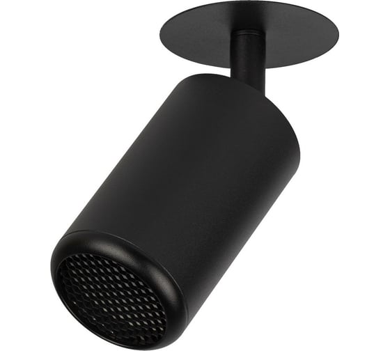 Изображение товара Встраиваемый светильник ЭРА алюминиевый KL106 BK MR16 GU5.3 черный матовый Б0061623