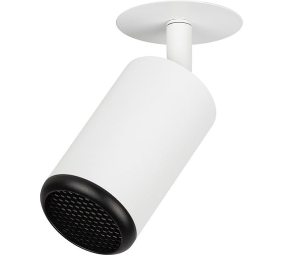 Изображение товара Встраиваемый светильник ЭРА алюминиевый KL106 WH/BK MR16 GU5.3 белый/черный матовый Б0061628