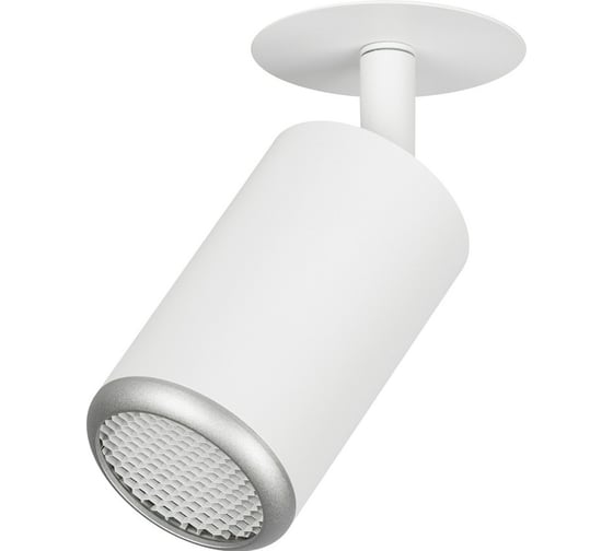 Изображение товара Встраиваемый светильник ЭРА алюминиевый KL106 WH/SL MR16 GU5.3 белый/серебро матовый Б0061634