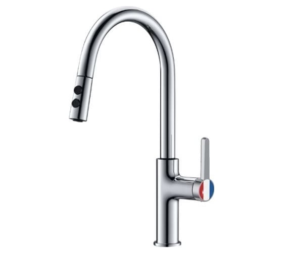 Изображение товара Смеситель для кухни A-five Lotus латунь, D35, хром А5-0525