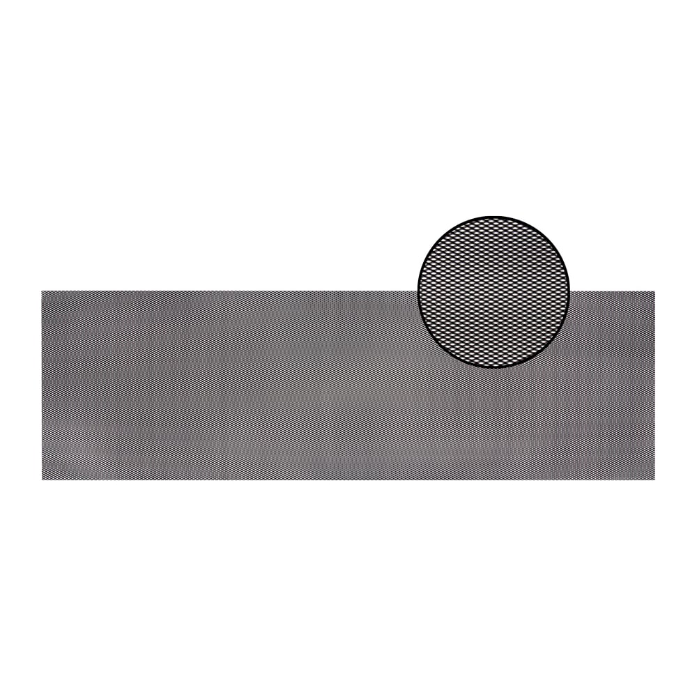 фото Облицовка радиатора kraft алюминий 100 х 30 см черная ячейки 6мм х 3мм kt 835479