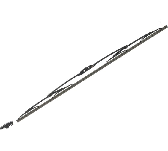 Изображение товара Каркасная щетка стеклоочистителя KRAFT 650мм 2 адаптера KT 830850