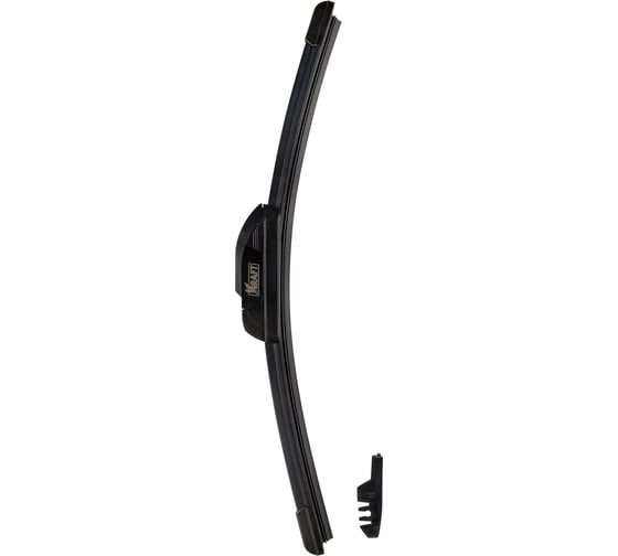 Изображение товара Бескаркасная щетка стеклоочистителя KRAFT 350mm 2 адаптера Teflon KT 830812
