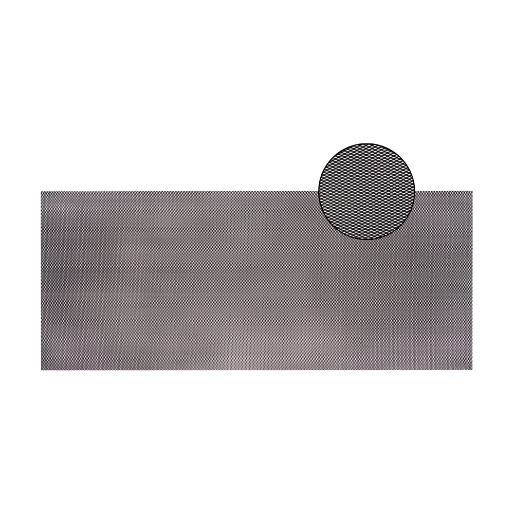 фото Облицовка радиатора kraft алюминий 100 х 40 см черная ячейки 6мм х 3мм kt 835481