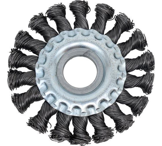 Изображение товара Щетка металлическая крученая дисковая (100х22 мм) для УШМ ON 20-08-100