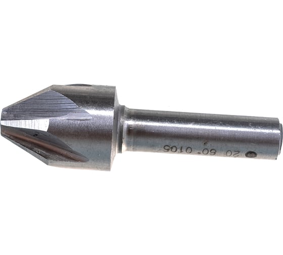 Изображение товара Зенковка коническая (20x28x64 мм, 60 град, хв 10 мм, Р6М5, тип 5) Гост 14953-80 ИНСТУЛС 00001418498