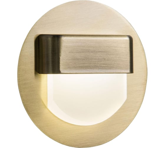 Изображение товара Встраиваемый лестничный светильник Citilux Скалли, круг, бронза 1Wх3000K CLD006R3