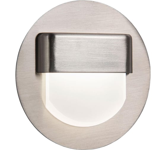 Изображение товара Встраиваемый лестничный светильник Citilux Скалли Круг матовый хром 1Wх3000K CLD006R1