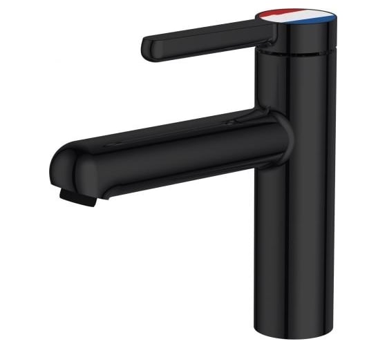 Изображение товара Смеситель для умывальника A-five Lotus латунь, D35, черный А5-0621