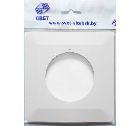 Изображение товара Накладная рамка SVET под выключатель и розетку, прозрачная SV0407-0009