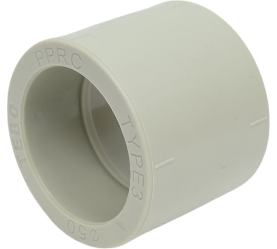 Изображение товара Муфта соединительная TEBO PPR 50 серый 031020106