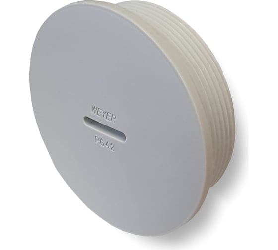 Изображение товара Заглушка отверстия - заглушка под плоскую отвертку Weyer DPK-P42G, нар. PG42 WE6803500