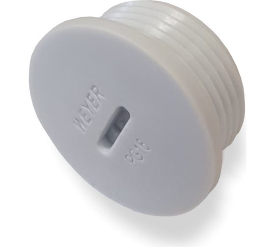 Изображение товара Заглушка отверстия - заглушка под плоскую отвертку Weyer DPK-P16G, нар. PG16 WE6803100