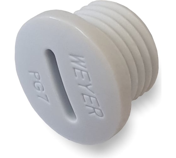 Изображение товара Заглушка отверстия - заглушка под плоскую отвертку Weyer DPK-P07G, нар. PG07 WE6802700