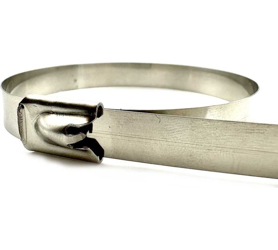 Изображение товара Стяжки кабельные стальные КрепПак СКС 4,6x400 100 шт/уп 012.000015