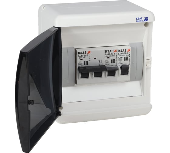 Изображение товара Щит распределительный ООО "Центр Энергии" НКУ ЩР25А UNK-06 (1x2С25, 1x1С10, 1x1С16) 00-00005244