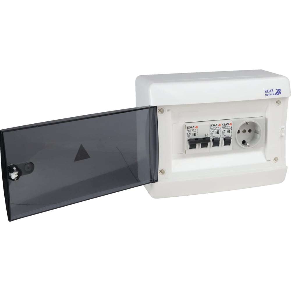 Изображение товара Щит распределительный ООО Центр Энергии НКУ ЩР40А UNK-08 навесной IP 41 8 модулей