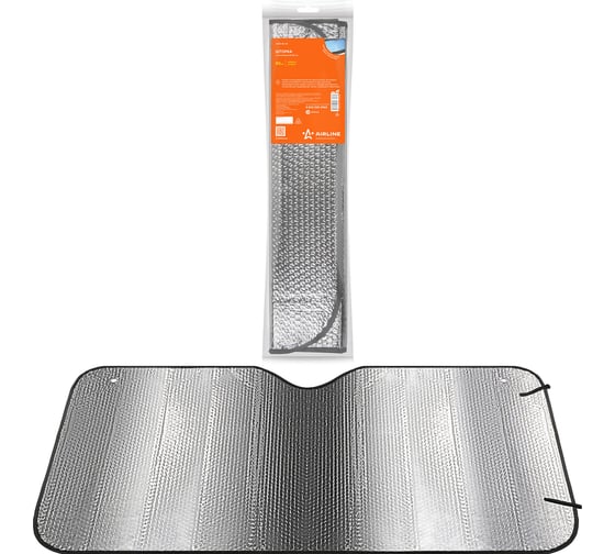 Изображение товара Солнцезащитная шторка Airline 80 см на лобовое стекло 80х145 см ASPS-80-03