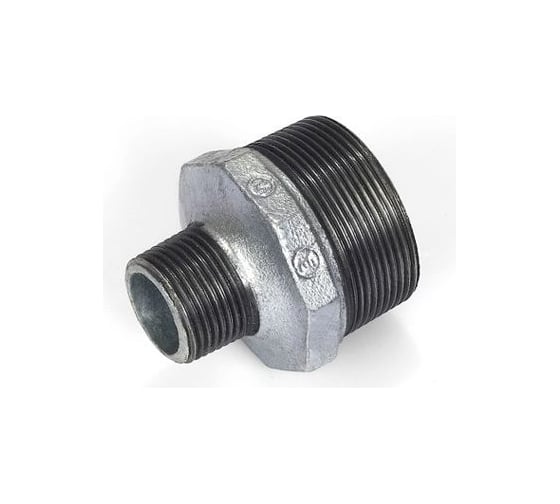 Изображение товара Ниппель редукционный AV Engineering нар-нар, 1 1/2"x1 1/4", оцинкованный AVEC500112114