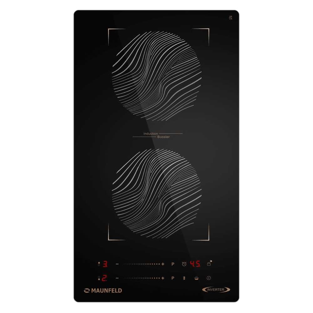 Изображение товара Индукционная варочная панель MAUNFELD CVI292S2BBKF Inverter 2 конфорки стеклокерамика