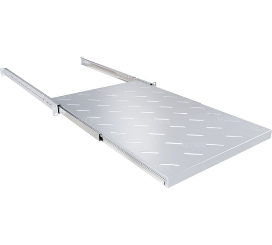 Изображение товара Полка выдвижная NTSS глубина 700мм, крепление 19 1U, для шкафов глубиной 1000мм, серый RAL 7035 NTSS-MSKB-FS-1000