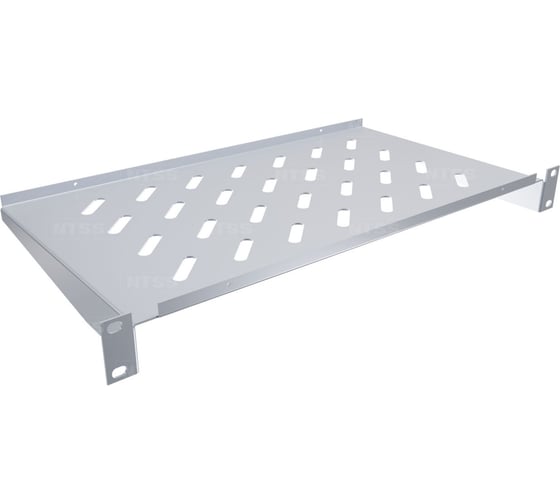 Изображение товара Полка NTSS переднего крепления, глубина 250мм, крепление 19 1U, серый RAL 7035 NTSS-FF-250