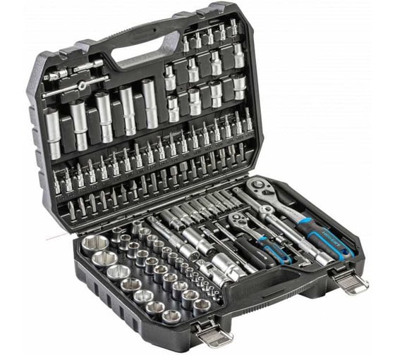 Изображение товара Набор инструментов HOEGERT TECHNIK 112 шт., 1/4", 1/2" Черный HT1R232