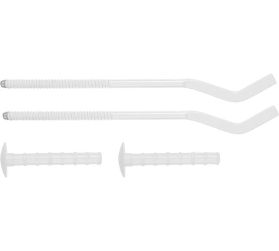 Изображение товара Кронштейн штыревой плоский AV Engineering с дюбелем для радиаторов, 7,5x170мм, 2 шт. AVE1807000A