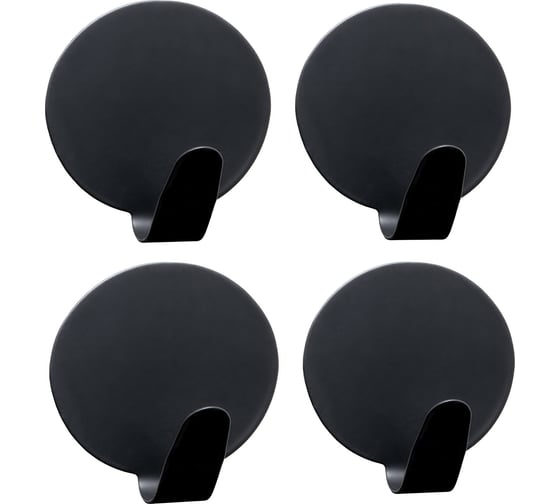 Изображение товара Самоклеющийся крючок из нержавеющей стали Tatkraft Crew 4 шт, 5.5x 5.5x1 cm, сильный липкий 14176