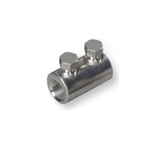 Изображение товара Кабельный соединитель с болтами ЭНЕРВИК ENSTO (SLJ16-95) со срывными головками Al/Cu 16-95 мм² (упаковка 100 шт) SLJ16-95R